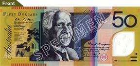 Australian $50 dollar Bill